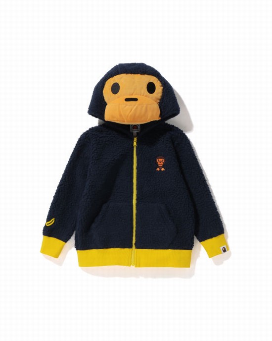 Bape Milo Boa Plush Bundy Detske Modre | SK-4635