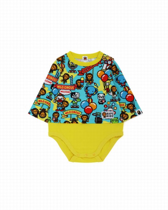 Bape Milo Circus Body Detske Žlté | SK-7196