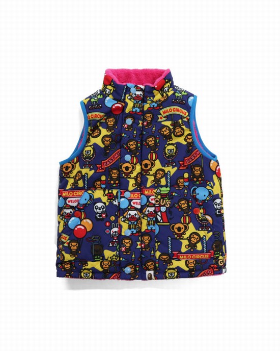 Bape Milo Circus Reversible Vesty Detske Ruzove | SK-7850