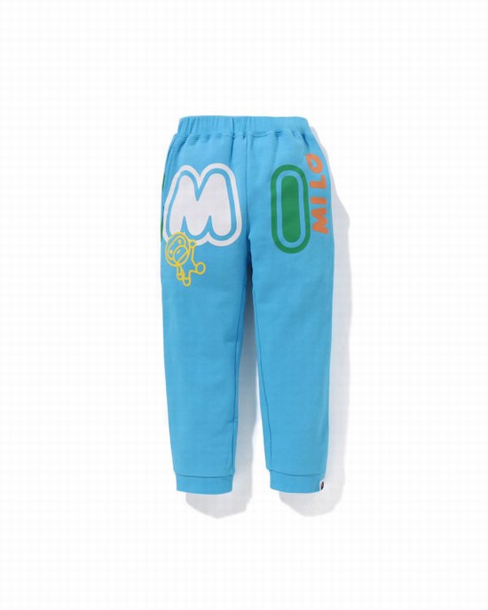 Bape Milo Font Tepláky Detske Modre | SK-1890
