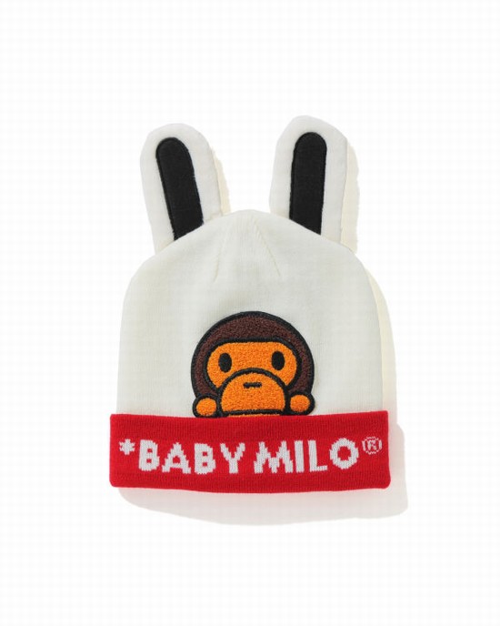 Bape Milo Friends Boa Caps Detske Biele | SK-2798