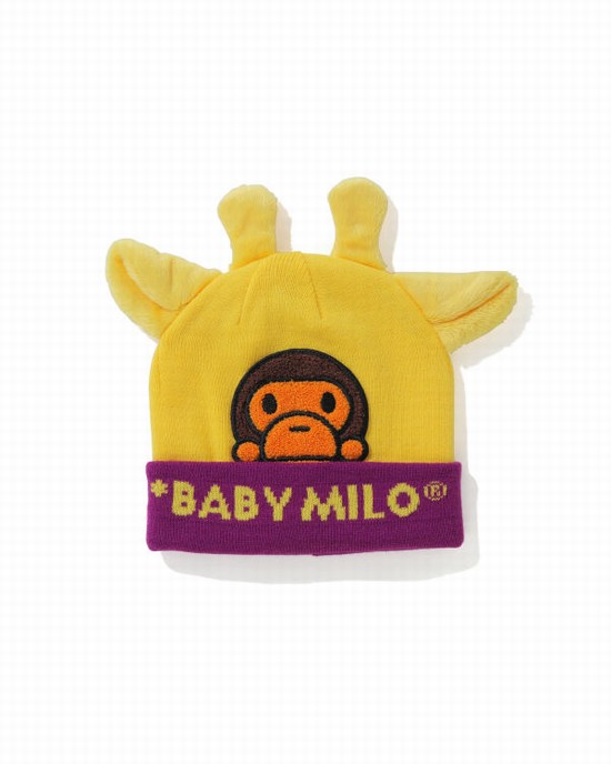 Bape Milo Friends Boa Caps Detske Žlté | SK-1643