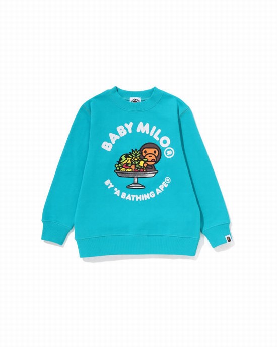 Bape Milo Fruit Crewneck Mikiny Detske Mätové | SK-0435