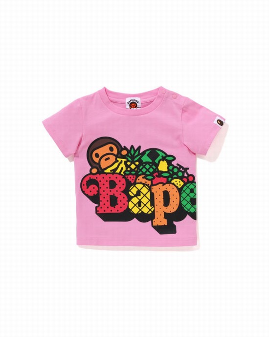 Bape Milo Fruit Tricko Detske Ruzove | SK-1962