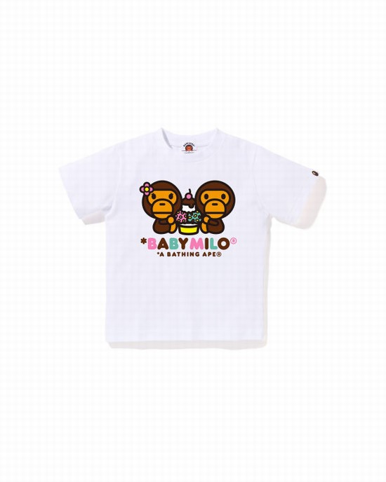 Bape Milo Mixed Fruit Milo & Lisa Tricko Detske Biele | SK-0327