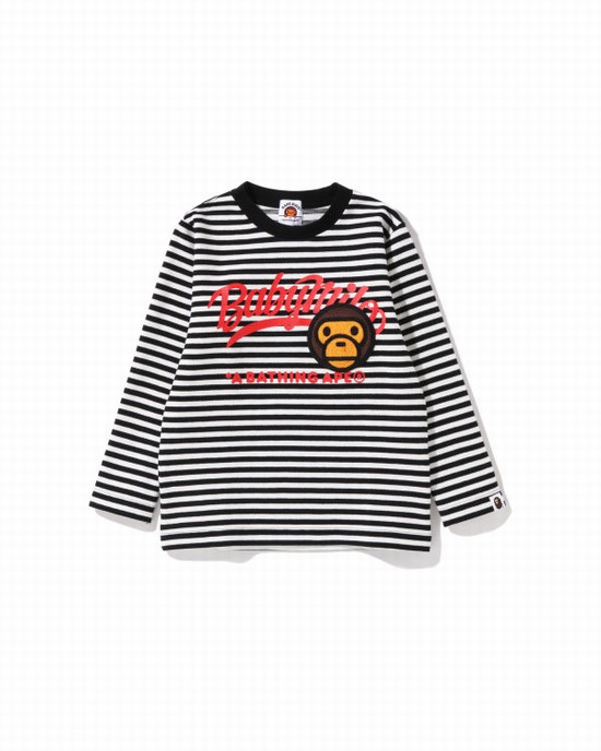 Bape Milo Patch Hoop Crewneck Mikiny Detske Čierne | SK-5961