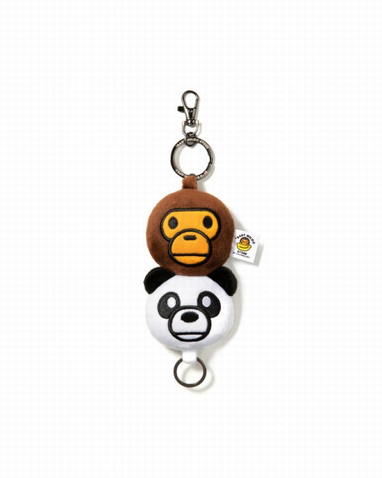 Bape Milo Plush Krúžky na kľúče Panske Biele | SK-0415