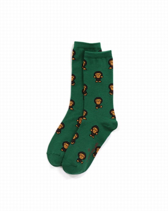 Bape Milo Ponozky Damske Tyrkysové | SK-9532