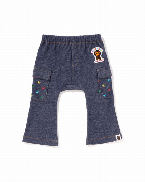 Bape Milo STA Jersey Džínsy Detske Modre | SK-7395