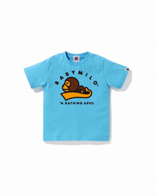 Bape Milo Sleep Tricko Detske Modre | SK-4510