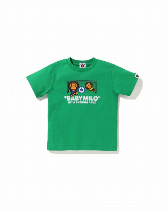 Bape Milo Soccer Tricko Detske Tyrkysové | SK-6107