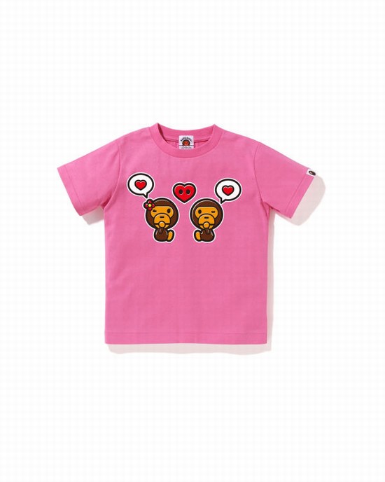 Bape Milo Speech Balloon #1 Tricko Detske Ruzove | SK-0457