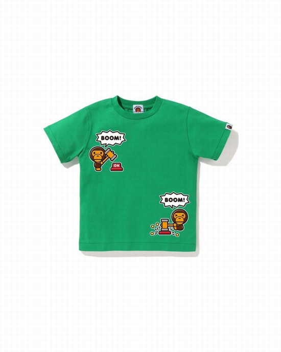 Bape Milo Speech Balloon #4 Tricko Detske Tyrkysové | SK-1209