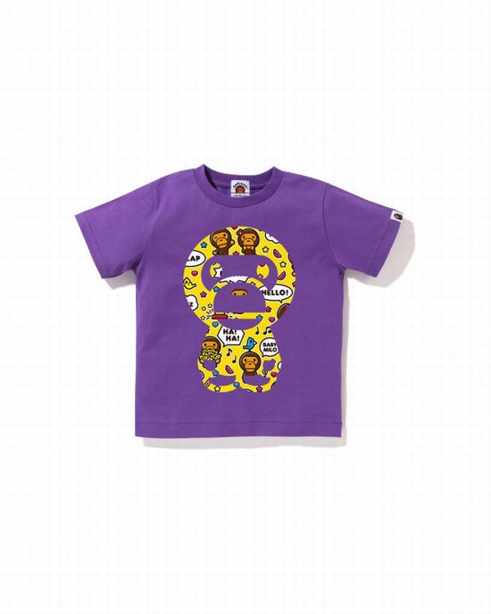 Bape Milo Speech Balloon Big Milo Tricko Detske Nachový | SK-6498