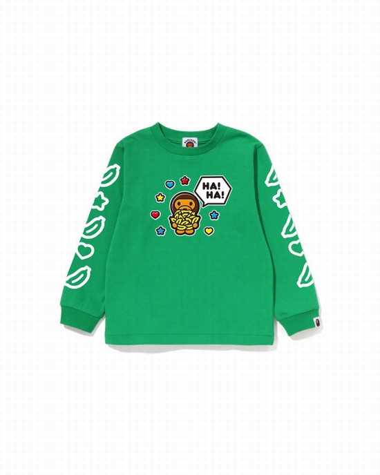 Bape Milo Speech Balloon L/S #1 Tricko Detske Mätové | SK-3419