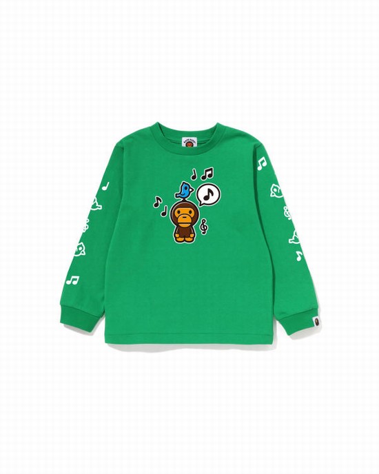 Bape Milo Speech Balloon L/S #2 Tricko Detske Mätové | SK-6752