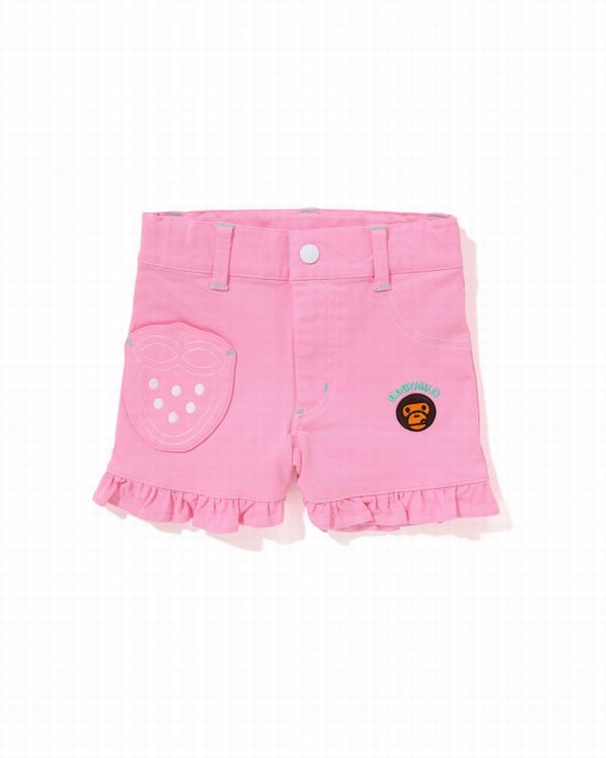 Bape Milo Strawberry Frill Sortky Detske Ruzove | SK-9367