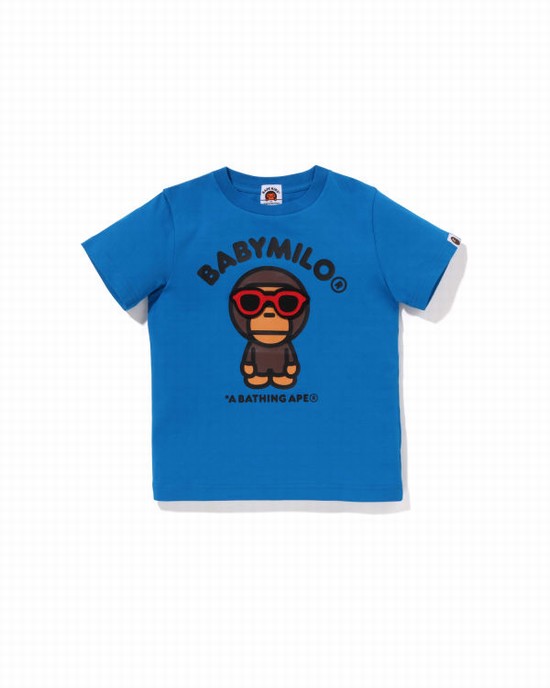 Bape Milo Sunglass Patched Tricko Detske Kráľovská Modrá Modre | SK-2093