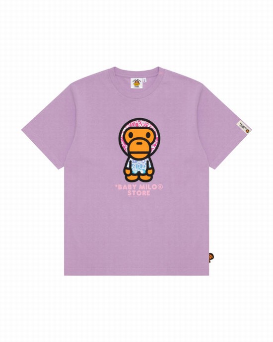Bape Milo Tricko Damske Nachový | SK-2780