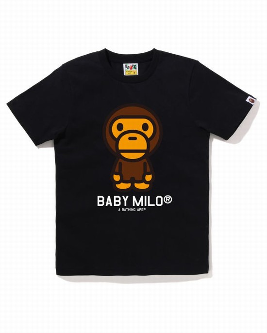 Bape Milo Tricko Damske Čierne | SK-0826