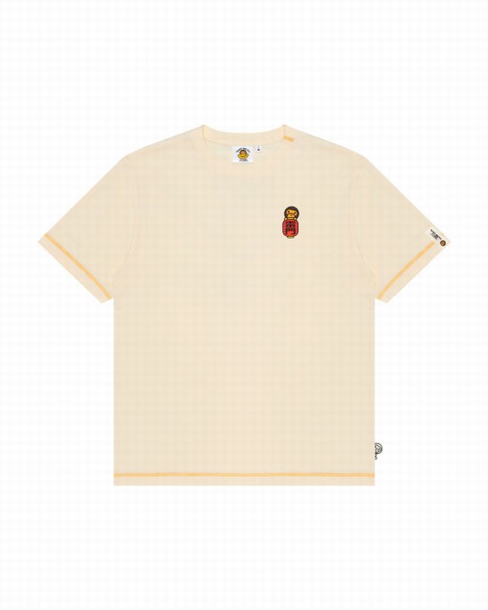 Bape Milo Tricko Panske Biele | SK-7268