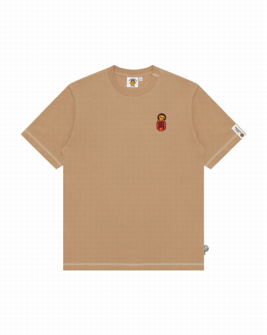 Bape Milo Tricko Panske Béžové | SK-0746