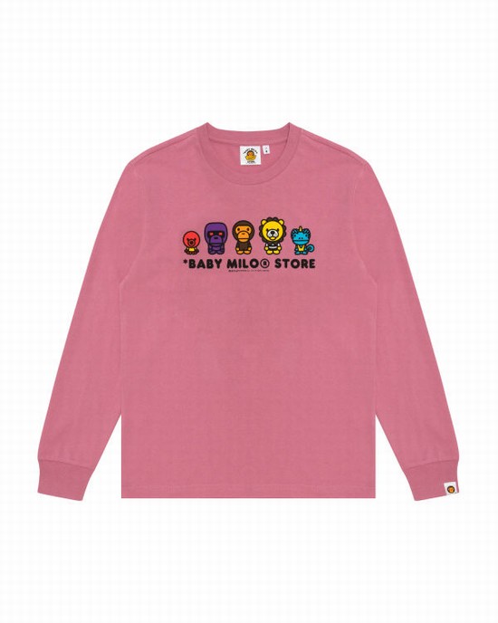 Bape Milo Tricko Panske Ruzove | SK-9678