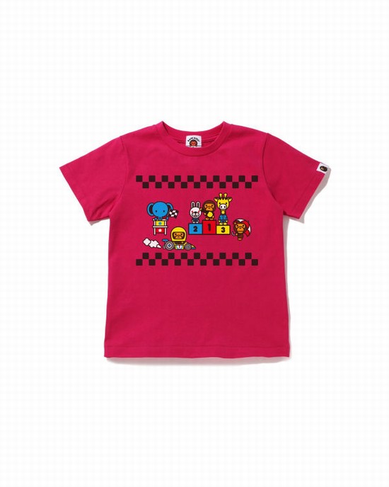 Bape Milo Zavodne #3 Tricko Detske Ruzove | SK-0375