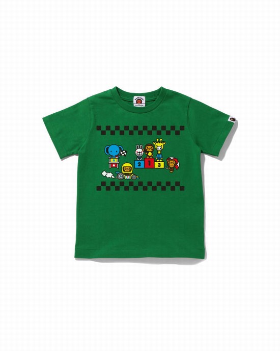Bape Milo Zavodne #3 Tricko Detske Tyrkysové | SK-9706