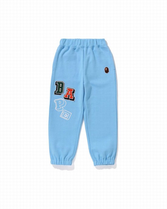 Bape Multi Fonts Tepláky Detske Modre | SK-2068