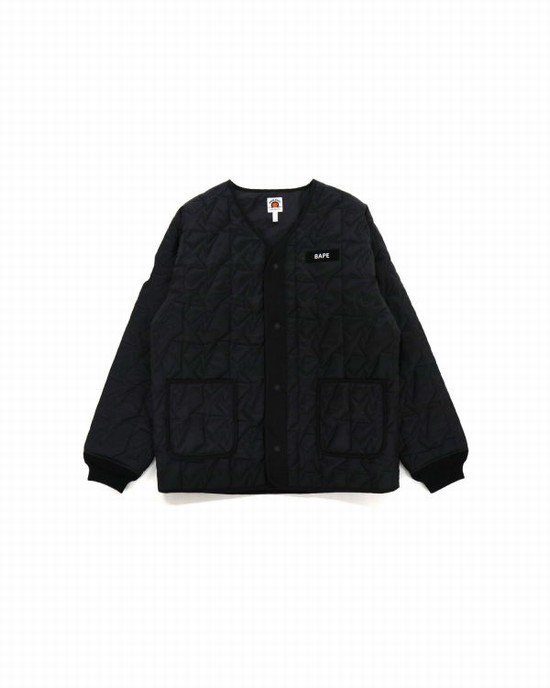Bape Multi Patch STA Prešívané Bundy Detske Čierne | SK-1629
