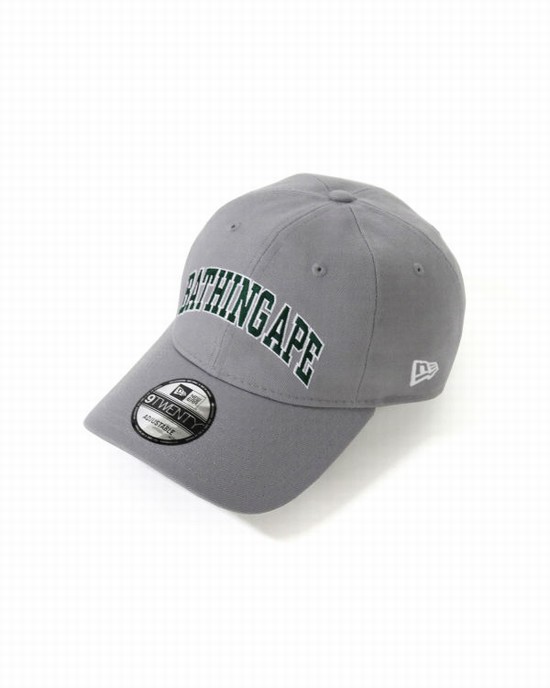 Bape New Era Bathing Ape 9twenty Caps Panske Siva | SK-5269