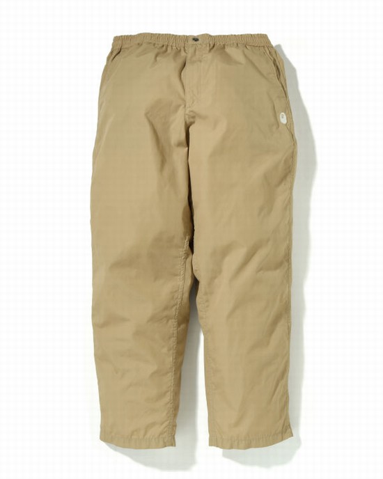 Bape One Point Easy Nohavice Panske Béžové | SK-5792