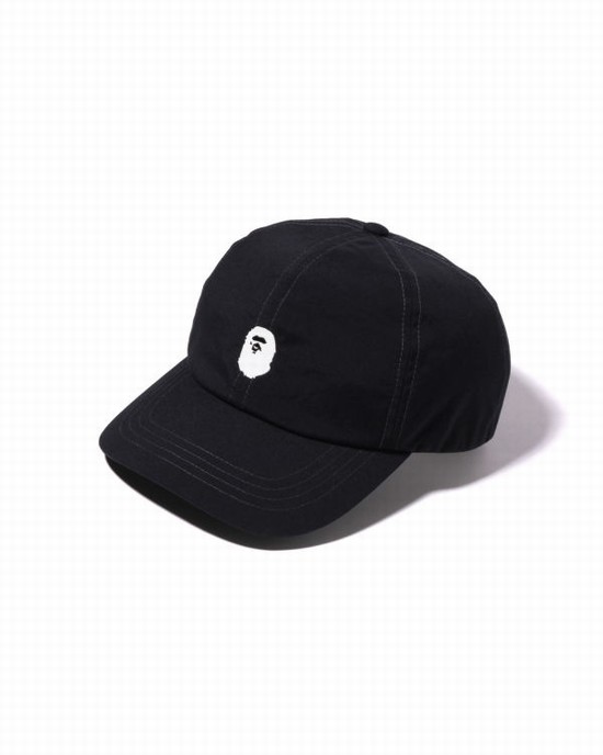 Bape One Point Panel Caps Panske Čierne | SK-4759