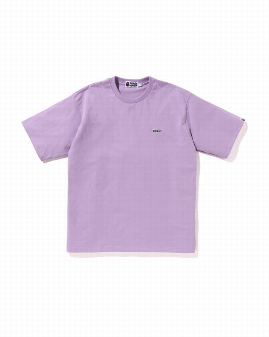 Bape One Point Relaxed Fit Tricko Panske Nachový | SK-1679