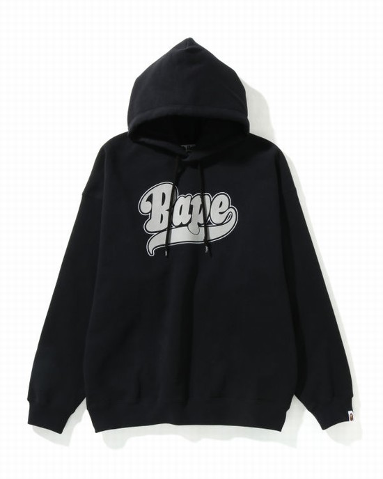 Bape Oversized Pullover Mikiny S Kapucňou Damske Čierne | SK-0631