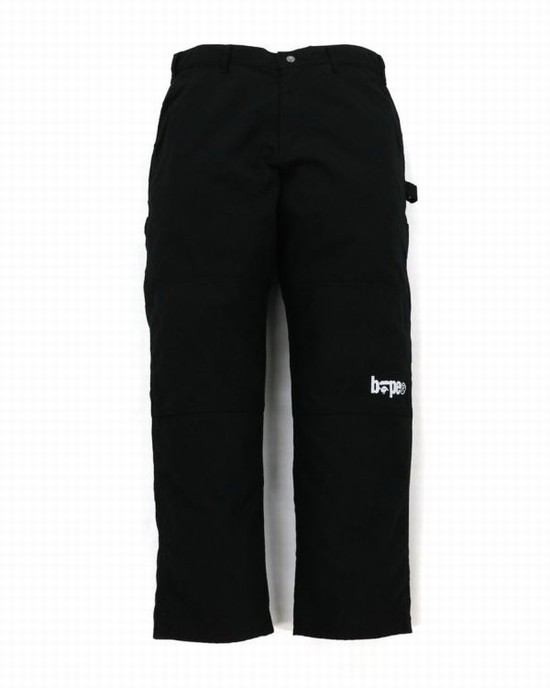 Bape Painter Nohavice Panske Čierne | SK-0573