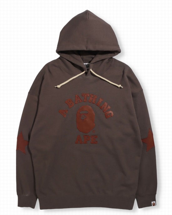 Bape Patched Oversized Pullover Mikiny S Kapucňou Damske Siva | SK-0386