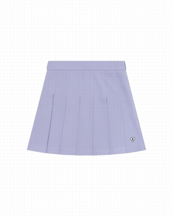 Bape Plisované mini Sukne Damske Nachový | SK-2376