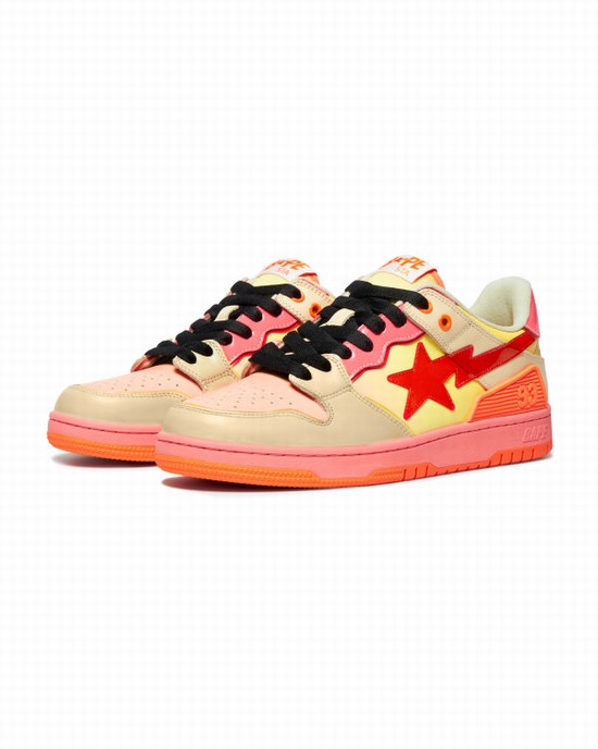 Bape SK8 STA #1 Tenisky Panske Oranžové | SK-6475