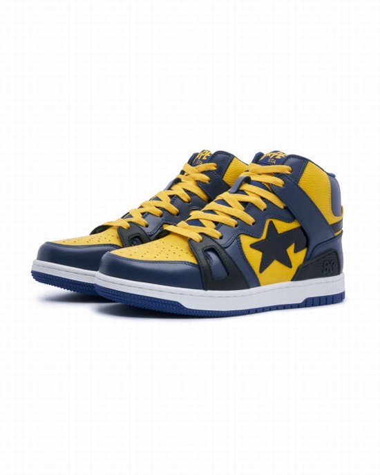 Bape STA 93 HI Tenisky Panske Námornícka Modrá Modre | SK-5609
