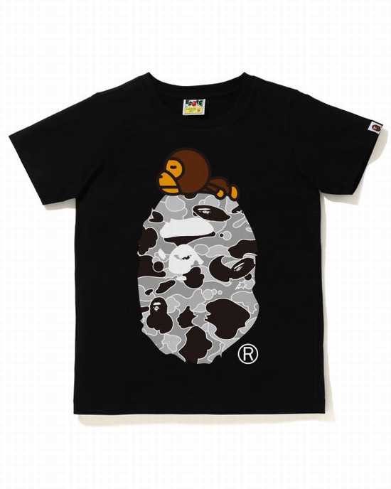 Bape STA Camo Milo On Big Ape Tricko Damske Čierne | SK-6314