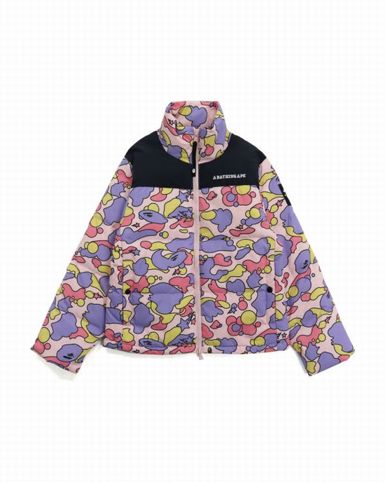 Bape STA Camo Páperové Bundy Damske Ruzove | SK-5962