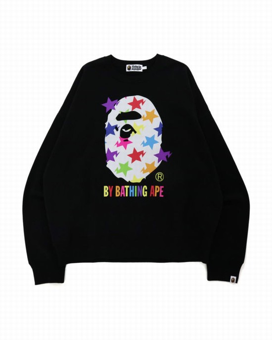Bape STA Pattern By Bathing Ape Mikiny Panske Čierne | SK-7605