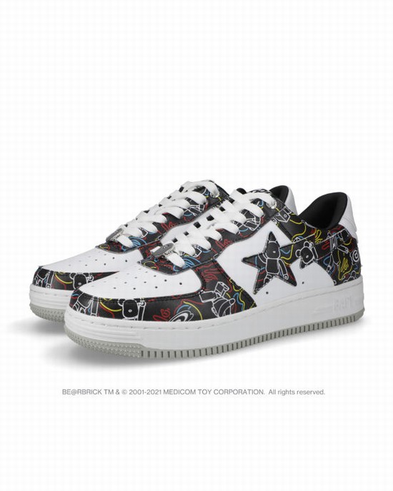 Bape STA X Medicom Toy Be@R Camo M1 Tenisky Panske Čierne | SK-5470