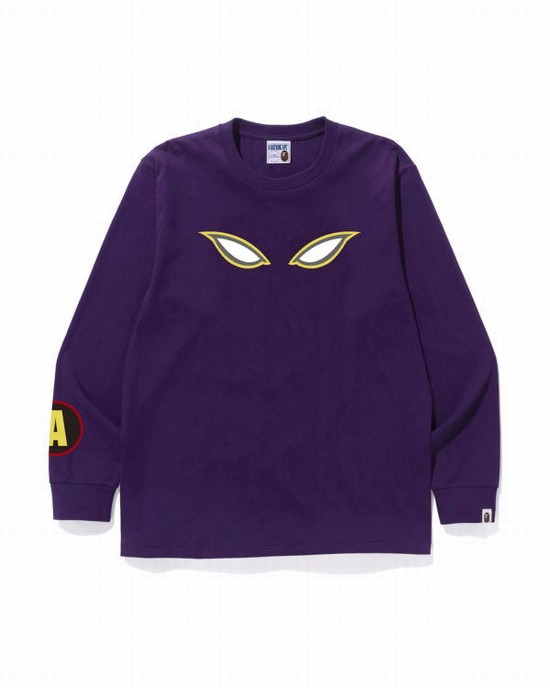 Bape Shadow L/S Tricko Panske Nachový | SK-9712