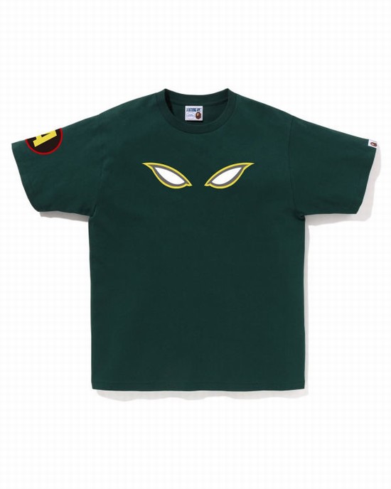 Bape Shadow Tricko Panske Tmavo Zelene | SK-0591