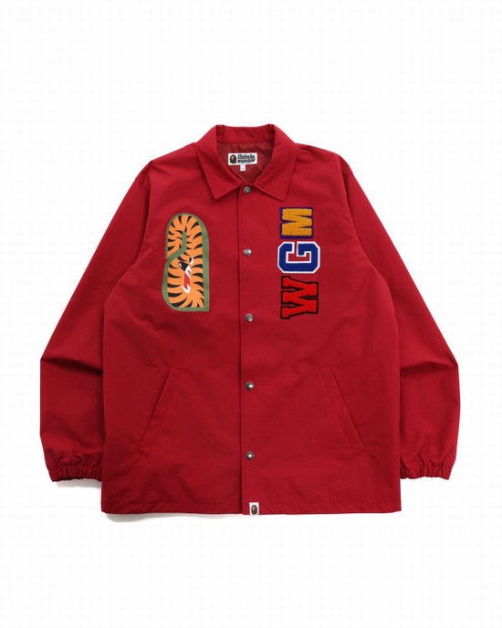 Bape Shark Coach Bundy Panske Svetlo Červené | SK-0934