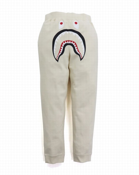 Bape Shark Tepláky Panske Biele | SK-4785