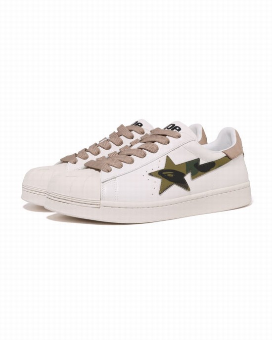 Bape Skull STA #1 Tenisky Damske Biele | SK-7914